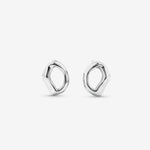 Round Cut Cubic Zirconia in 925 Sterling Silver Earrings 2