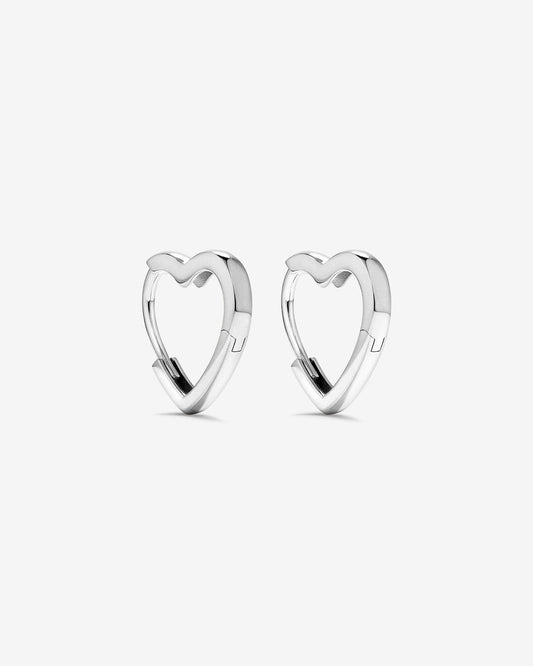 Round Cut Cubic Zirconia in 925 Sterling Silver Earrings 1