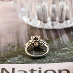 Stunning 3.0 CT Oval Moissanite Engagement Ring with 3 Stones Design 3
