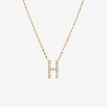 Round Cut Cubic Zirconia in 925 Sterling Silver Necklace 1