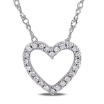 Round Cut Cubic Zirconia in 925 Sterling Silver Necklace 8