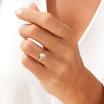 Stunning 1.0-2.0 CT Pear Moissanite Engagement Ring with Dainty Design 9