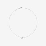 Round Cut Cubic Zirconia in 925 Sterling Silver Necklace 3