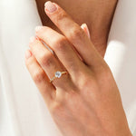 Stunning 1.0 CT Round Moissanite Engagement Ring with Milgrain Pave Design 6