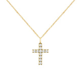 1.32 TCW Round April Diamond Lab Made Diamond- April Birthstone Pendant Necklace 5