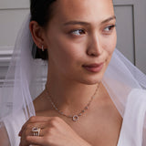 1.44 TCW Round Aquamarine Lab Made Diamond- March Birthstone Necklace 7