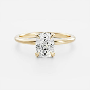 Stunning 1.5-2.5 CT Elongated Cushion Moissanite Engagement Ring with Solitaire Design