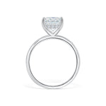 Stunning 3.0 CT Radiant Moissanite Engagement Ring with Hidden Halo Design 4