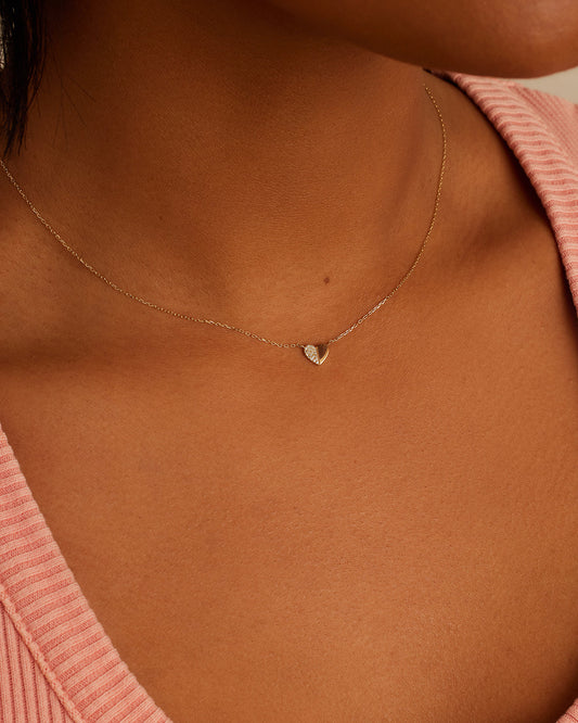 Round Cut Cubic Zirconia in 925 Sterling Silver Necklace 1