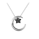 Round Cut Cubic Zirconia in 925 Sterling Silver Necklace 2