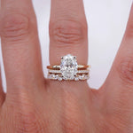 Stunning 0.4 TCW Round Moissanite Stone Half Eternity Wedding Band 10