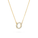 1.44 TCW Round Aquamarine Lab Made Diamond- March Birthstone Necklace 4