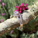 Round Cut Pave & Split Shank Style Cubic Zirconia in 925 Sterling Silver Ring 6