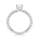 Stunning 0.50-1.50 CT Cushion Moissanite Engagement Ring with Pave Design 3
