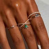 Stunning Criss Cross Wedding Bands 3