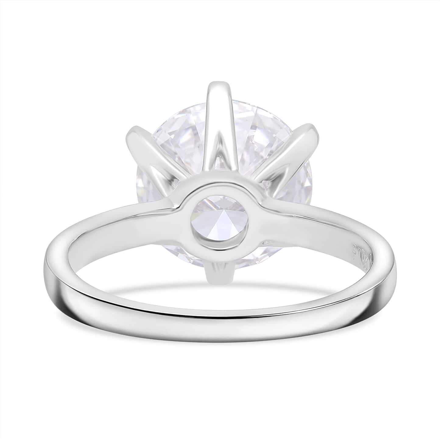 Round Cut Solitaire Style Cubic Zirconia in 925 Sterling Silver Jewelry 6