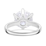 Round Cut Solitaire Style Cubic Zirconia in 925 Sterling Silver Jewelry 6