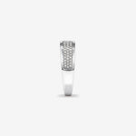 0.30 CT Round Moissanite Pave Men's Wedding Band in Solid Gold 3