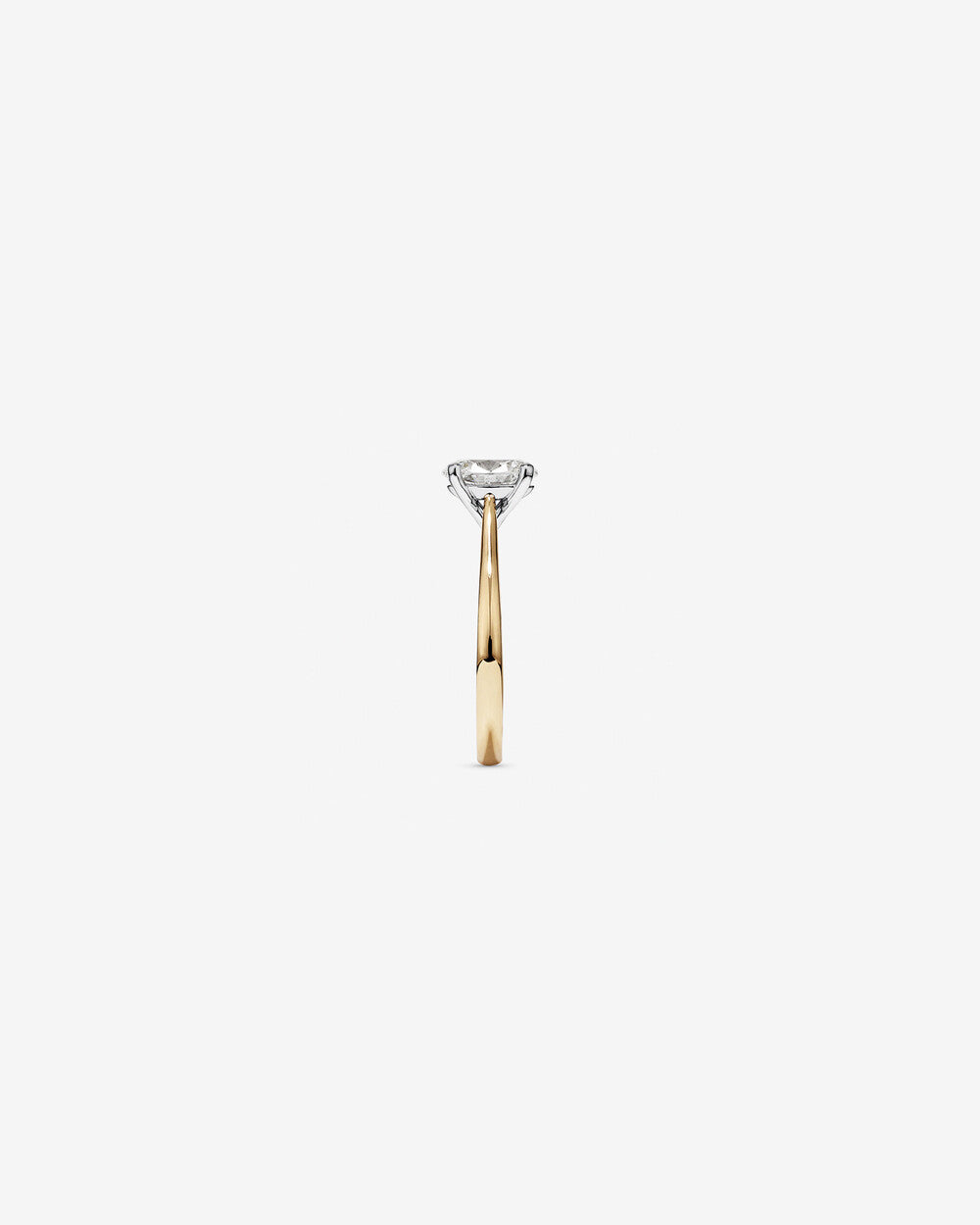 Stunning 1 CT Oval Moissanite Engagement Ring In Solitaire Design 3