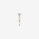 Stunning 1 CT Oval Moissanite Engagement Ring In Solitaire Design 3