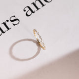 Stunning 0.3 TCW Marquise Moissanite Stones Full Eternity Wedding Band 5