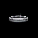 Round Cut Cubic Zirconia in 925 Sterling Silver Wedding Bands 13