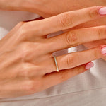 1.50 Oval Cut Moissanite Bridal Ring Set with Round Wedding Bands 7