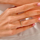 1.50 Oval Cut Moissanite Bridal Ring Set with Round Wedding Bands 7