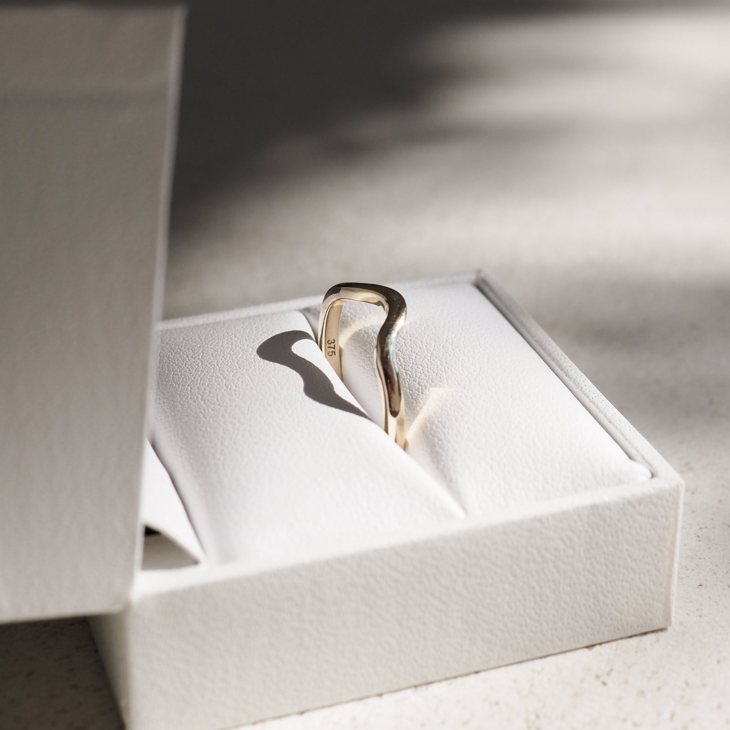 Stunning Curved Metal Wedding Bands 2