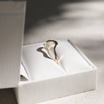 Stunning Curved Metal Wedding Bands 2