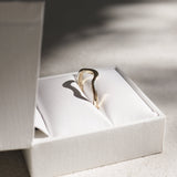 Stunning Curved Metal Wedding Bands 2