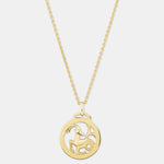 Round Cut Cubic Zirconia in 925 Sterling Silver Necklace 1