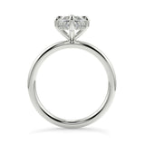 Stunning 1.05 CT Marquise Moissanite Engagement Ring with Hidden Halo Design 6