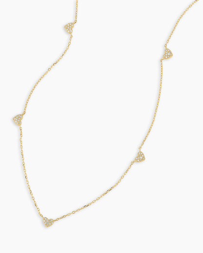 Round Cut Cubic Zirconia in 925 Sterling Silver Necklace 5