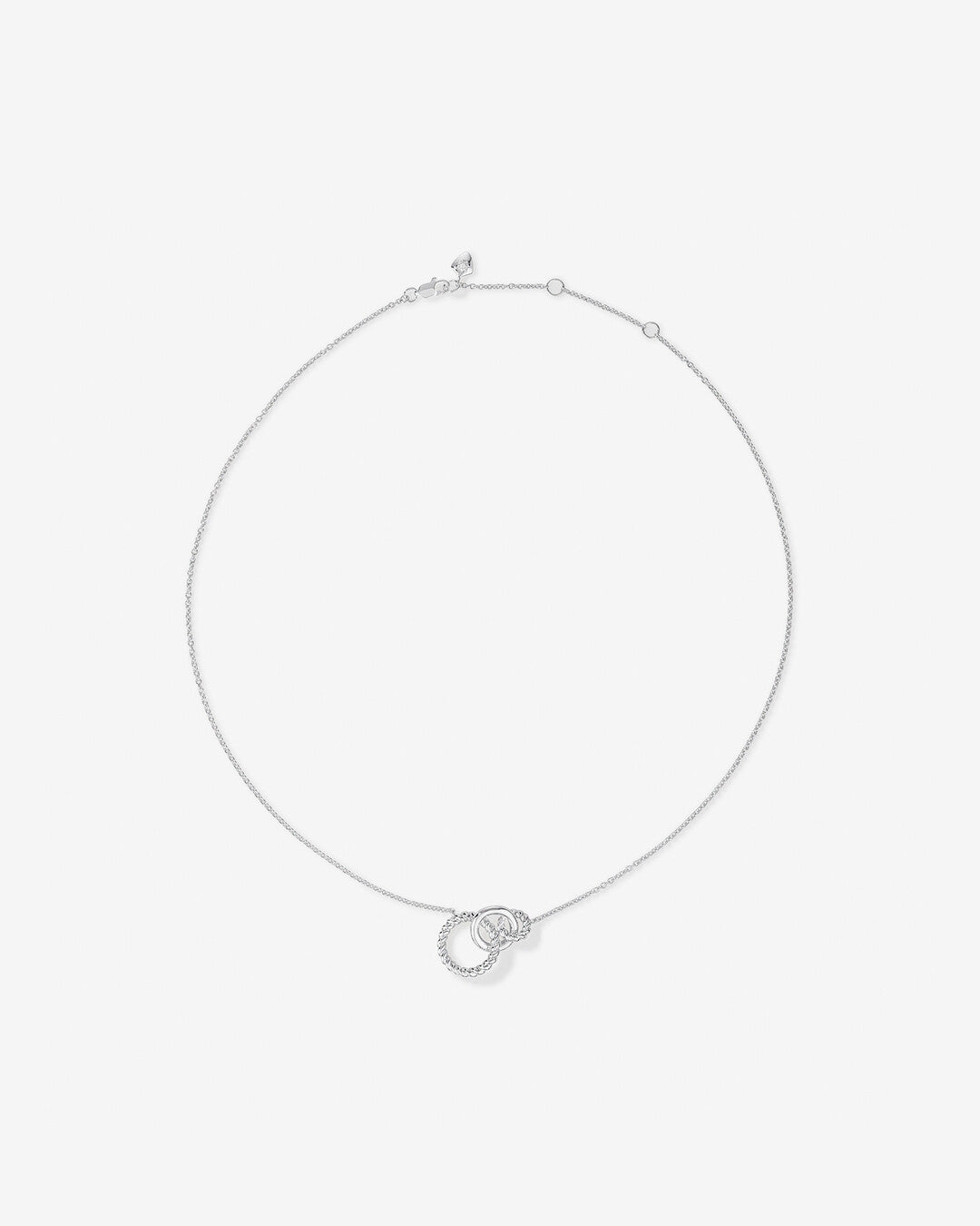 Round Cut Cubic Zirconia in 925 Sterling Silver Necklace 3