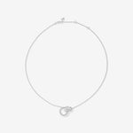 Round Cut Cubic Zirconia in 925 Sterling Silver Necklace 3
