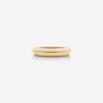 Domed Men's Wedding Band in Solid Gold 1