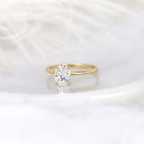 Stunning 1.50 CT Oval Moissanite Engagement Ring with Solitaire Design 2