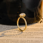 Stunning 3.0 CT Pear Moissanite Engagement Ring with Solitaire Design 6
