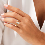 Stunning 1.0-2.0 CT Marquise Moissanite Engagement Ring with Bezel Design 7