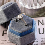 Stunning 2.0 CT Round Moissanite Engagement Ring with Pave Design 10