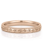 Stunning Milgrain Metal Wedding Bands 5