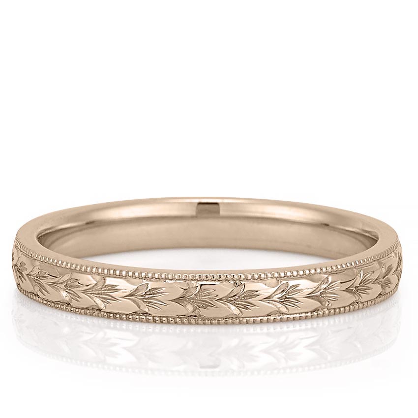 Stunning Milgrain Metal Wedding Bands 5