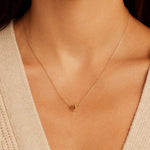 Round Cut Cubic Zirconia in 925 Sterling Silver Necklace 2