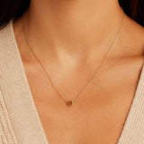 Round Cut Cubic Zirconia in 925 Sterling Silver Necklace 2