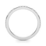Stunning 0.20 CT Round Moissanite Stones Bar Wedding Bands 4