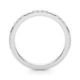 Stunning 0.20 CT Round Moissanite Stones Bar Wedding Bands 4