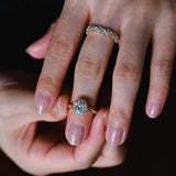 Stunning 1.0 - 2.0 CT Oval Moissanite Engagement Ring with Halo Design 4