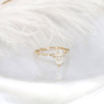 Stunning 1 CT Marquise Moissanite Engagement Ring With Dainty Design 2