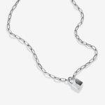 Round Cut Cubic Zirconia in 925 Sterling Silver Necklace 2
